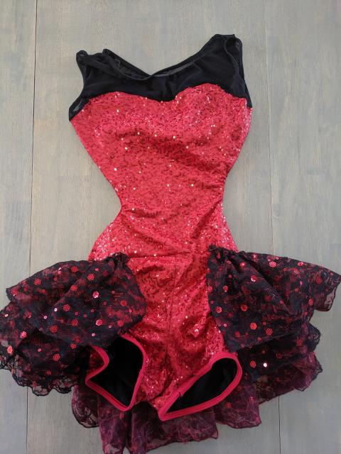 Red sequins